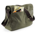 Quadra Plátená vintage taška cez rameno QD610 Vintage Military Green