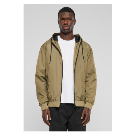 Men's Contrast Windrunner Jacket - Khaki/Black