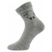 Boma Ovečkana Unisex teplé ponožky - 3 páry BM000002820700101384 svetlo šedá melé