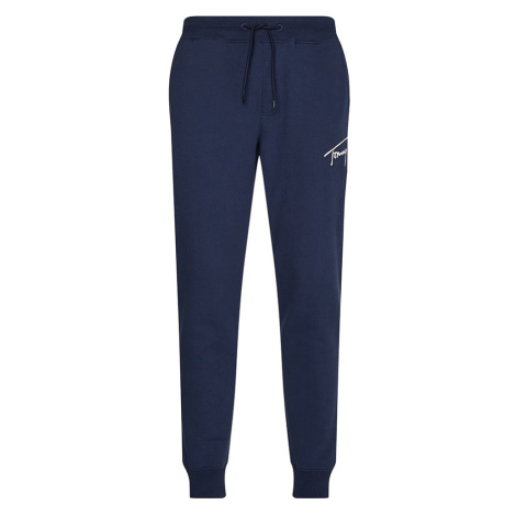 Tommy Jeans Tepláky - TJM SIGNATURE SWEATPANT modré