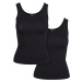 Women's 2-Pack Basic Stretch Top Black