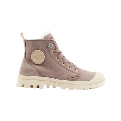 Palladium  PAMPA HI ZIP WL  Čižmičky Hnedá