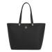 Tommy Hilfiger Kabelka Th Emblem Tote AW0AW15178 Čierna