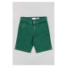 Detské krátke nohavice zippy zelená farba
