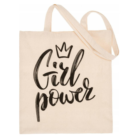 BAVLNENÁ NÁKUPNÁ TAŠKA "GIRL POWER" [DH] EKO