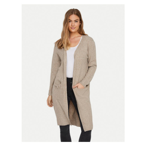 Vero Moda Kardigán 10215434 Béžová Regular Fit