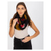 Lady's black scarf with prints