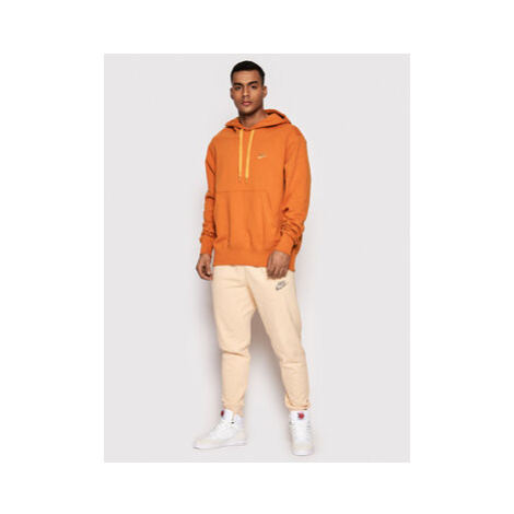 Nike Mikina Sportswear DA0023 Oranžová Regular Fit