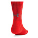 Ponožky UNDER ARMOUR 3 PACK-UA 3-Maker Mid-Crew-RED