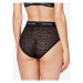 Calvin Klein Underwear Klasické nohavičky s vysokým pásom 000QF7177E Čierna