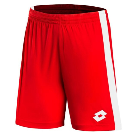 Lotto ELITE PLUS JR SHORT PL Juniorské futbalové šortky, červená, veľkosť