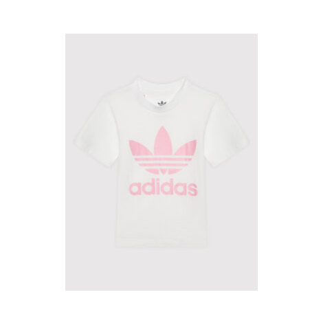 Adidas Súprava tričko a športové šortky Tee Set HE4658 Biela Regular Fit