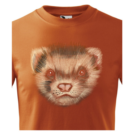 Detské tričko s fretkou - pre milovníkov zvierat
