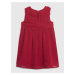 Červené dievčenské šaty bez rukávov GAP