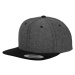 Chambray-Suede Snapback blk/blk