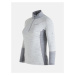 Termo Bielizeň Peak Performance W Magic Half Zip Med Grey Melange/Blue Shadow