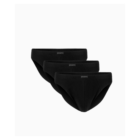Pánske nohavičky ATLANTIC Sport 3Pack - čierne