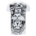 Ed Hardy  Big-tiger t-shirt  Tričká s krátkym rukávom Biela