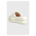 Šľapky Liu Jo ARIA4 dámske, biela farba, na platforme, SA3083EX01401111