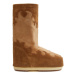 Vysoké zimné topánky MOON BOOT RESORT COL. MB ICON SUEDE EMBROIDERY-M008 COGNAC