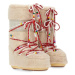 Dámske vysoké zimné topánky MOON BOOT MB ICON FAUX FUR BEADS-001 CREAM