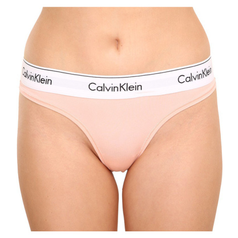 Dámske tangá Calvin Klein nadrozmer oranžová (QF5117E-FAL)