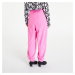 Kalhoty Tommy Jeans Signature Fleece Sweatpants Pink