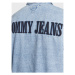 Tommy Jeans džínsová košeľa Graphic Archive DM0DM15625 Modrá Relaxed Fit