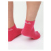Sada troch párov dámskych členkových ponožiek v ružovej a bielej farbe FILA