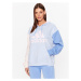 Adidas Mikina Essentials Big Logo Oversized French Terry Hoodie IC9870 Modrá Loose Fit