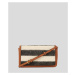 Taška Karl Lagerfeld K/Signature 2.0 Cb Pouch Raff Natural/Sudan Brown