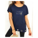 SELECT women's blouse navy blue RY1333