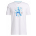 ADIDAS SPORTSWEAR Funkčné tričko  modrá / biela