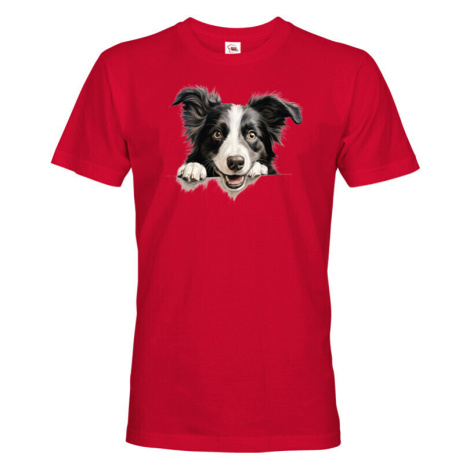 Pánské tričko Border kolie - tričko pre milovníkov psov