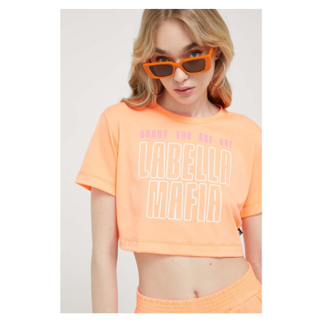 Tričko LaBellaMafia dámsky, oranžová farba
