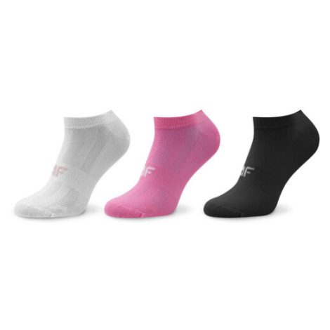 4F Súprava 3 párov členkových dámskych ponožiek H4Z22-SOD001 Farebná