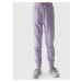 Dievčenské tepláky 4F JUNIOR TROUSERS-4FJWSS24TTROF587-52S-LIGHT VIOLET