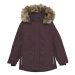 Detská bunda COLOR KIDS Parka W. Fake Fur, fudge 741154.6546