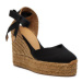 Castañer Espadrilky Chiara T/8Ed/001 021458 Čierna