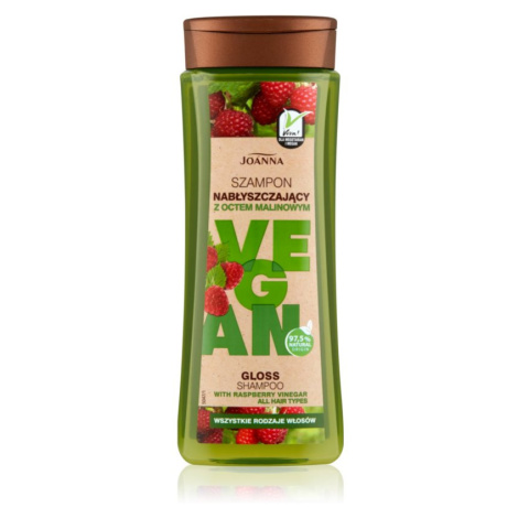Joanna Vegan Raspberry Vinegar šampón na lesk a hebkosť vlasov