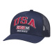 Hokejové reprezentácie čiapka baseballová šiltovka USA CCM Meshback Trucker