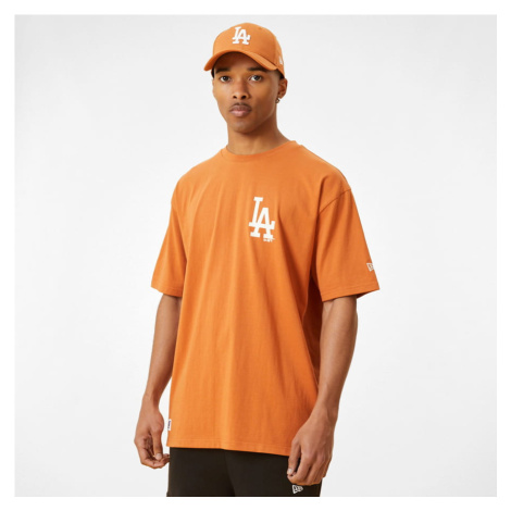 New Era LA Dodgers Logo Brown Oversized T-Shirt