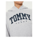 Tommy Jeans Mikina Varsity DW0DW19291 Sivá Relaxed Fit