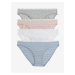 Móda pre plnoštíhle pre ženy Marks & Spencer - sivá, ružová, biela, modrá