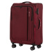 VÍNOVÁ SADA CESTOVNÝCH KUFROV AVC01 AVC01, SET OF 3 SUITCASES (L,M,S) WINGS, RED/BLACK +FREE CAR