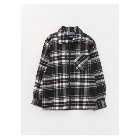 LC Waikiki LCW Kids Plaid Long Sleeve Boys Shirt Jacket