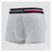 LACOSTE Iconic Cotton Stretch Boxers 3-Pack Red/ Melange Grey/ Navy