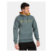 Men's cotton hooded sweatshirt Kilpi SALAMANA-M Dark green