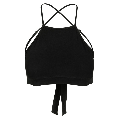 Women's triangle top black Urban Classics