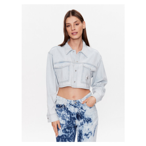 Calvin Klein Jeans džínsová košeľa J20J220651 Modrá Regular Fit